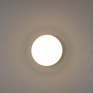 Aplique LED Exterior ROBLAN Z NASH R 12.5W Luz Cálida 3000K IP54 Gris