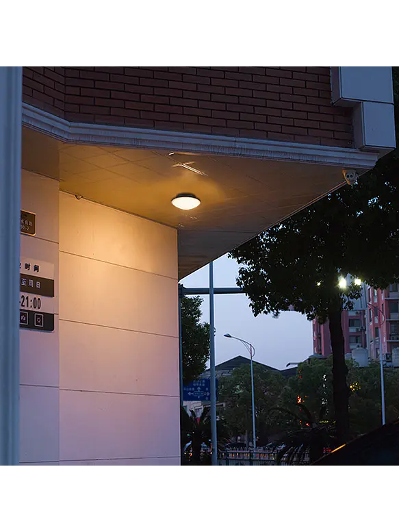 Aplique LED Exterior ROBLAN Z NASH R 12.5W Luz Cálida 3000K IP54 Gris 3