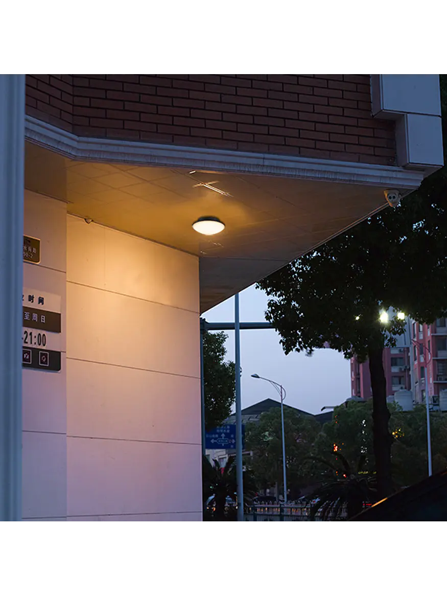 Aplique LED Exterior ROBLAN Z NASH R 12.5W Luz Cálida 3000K IP54 Gris 3