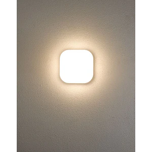 Aplique LED Exterior ROBLAN Z NASH S 11W Luz Cálida 3000K IP54 Plata