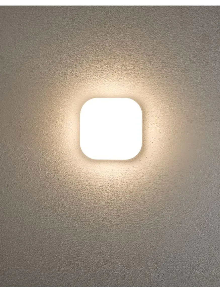 Aplique LED Exterior ROBLAN Z NASH S 11W Luz Cálida 3000K IP54 Plata 2