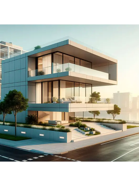 Aplique LED Empotrable Exterior ROBLAN Z NAIR 4W Luz Cálida 3000K IP54 Plata 2