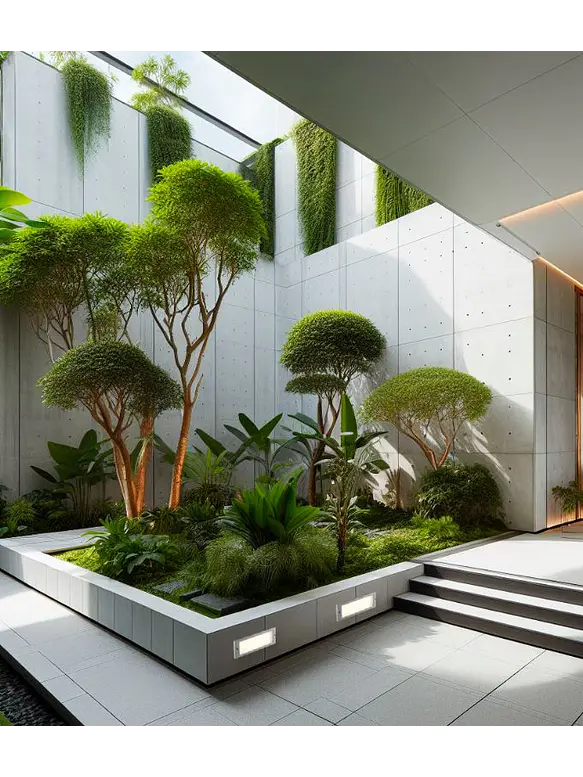 Aplique LED Empotrable Exterior ROBLAN Z NAIR 4W Luz Cálida 3000K IP54 Plata 3