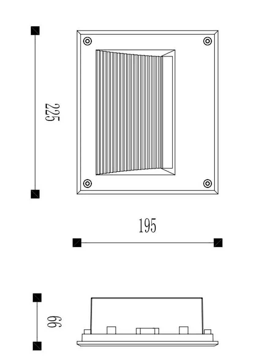 Foco Embutido Muro LED Exterior 7W Luz Cálida IP65 Plata ROBLAN VEGA 4