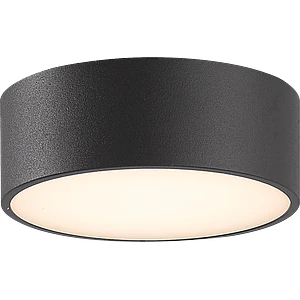Plafón LED exterior Redondo 6W 3000K IP54 - Gris Oscuro