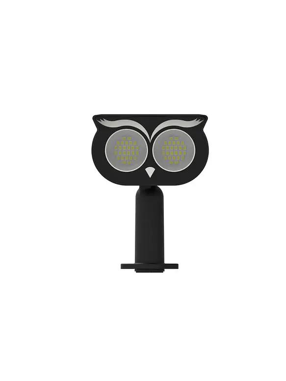 Estaca Solar LED Búho Luz Cálida 3000K IP65 Decorativa Jardín 3