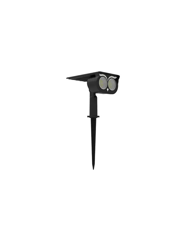 Estaca Solar LED Búho Luz Cálida 3000K IP65 Decorativa Jardín 4