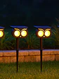 Estaca Solar LED Búho Luz Cálida 3000K IP65 Decorativa Jardín - Miniatura 6