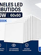 KIT 10 Paneles LED Embutidos 40W 60x60 Luz Fría 6500K 4800Lm - Miniatura 1