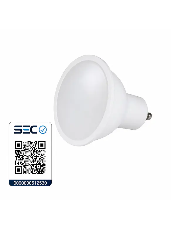 KIT 10 Ampolletas LED GU10 8W 3000K 720Lm WELLMAX 2