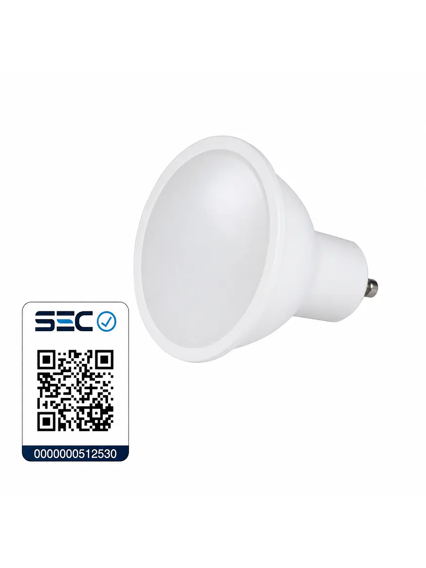 KIT 10 Ampolletas LED GU10 8W 3000K 720Lm WELLMAX 2
