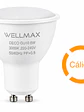 KIT 10 Ampolletas LED GU10 8W 3000K 720Lm WELLMAX - Miniatura 3