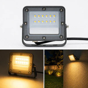 Proyector LED 10W 2700K DS1 7% IP66 Gris Oscuro
