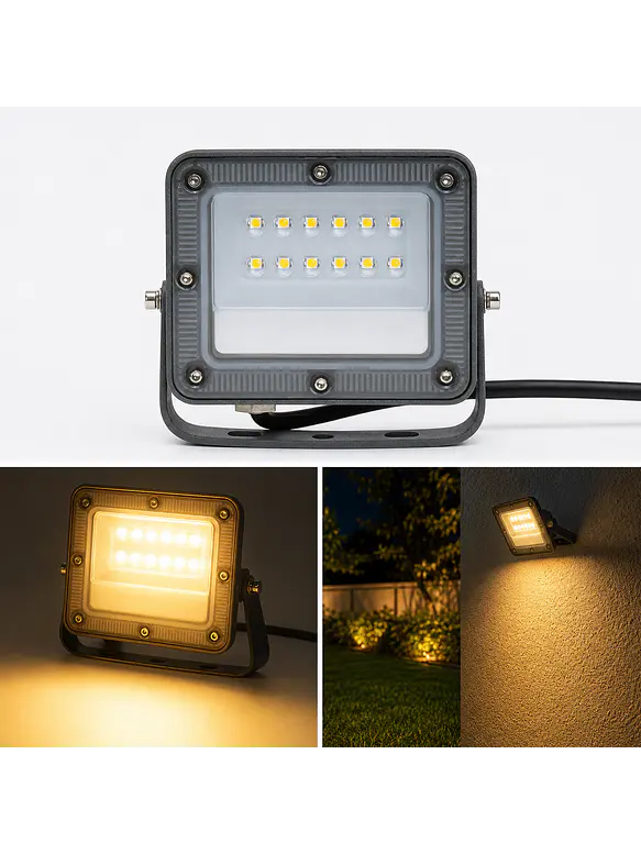 Proyector LED 10W 2700K DS1 IP66 Gris Oscuro 1