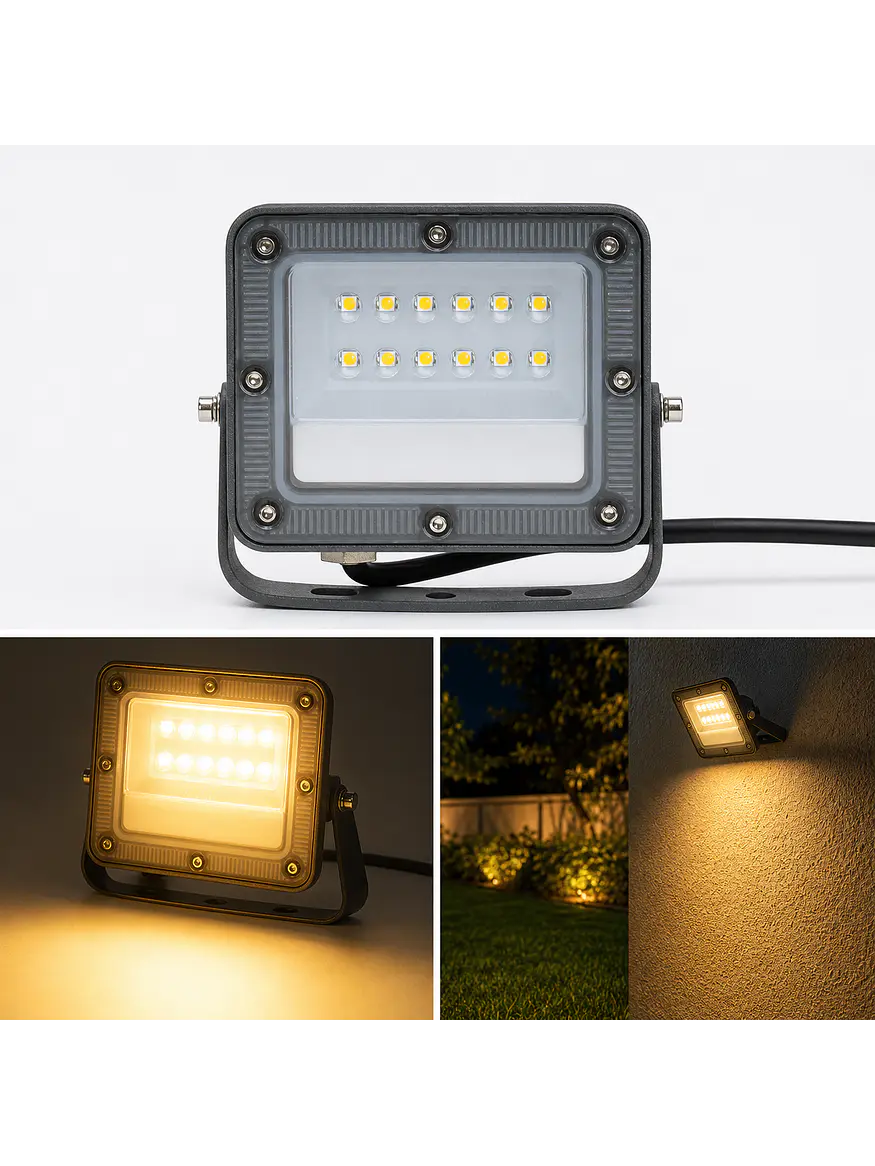 Proyector LED 10W 2700K DS1 IP66 Gris Oscuro 1