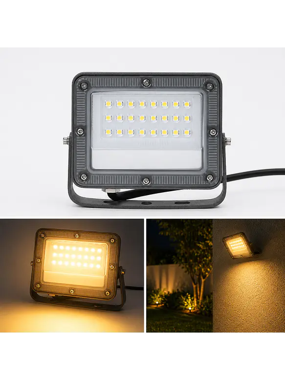 Proyector LED 20W 2700K DS1 IP66 Gris Oscuro 1