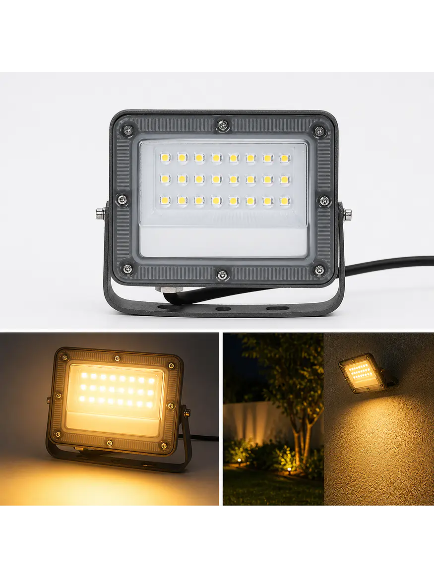 Proyector LED 20W 2700K DS1 IP66 Gris Oscuro 1
