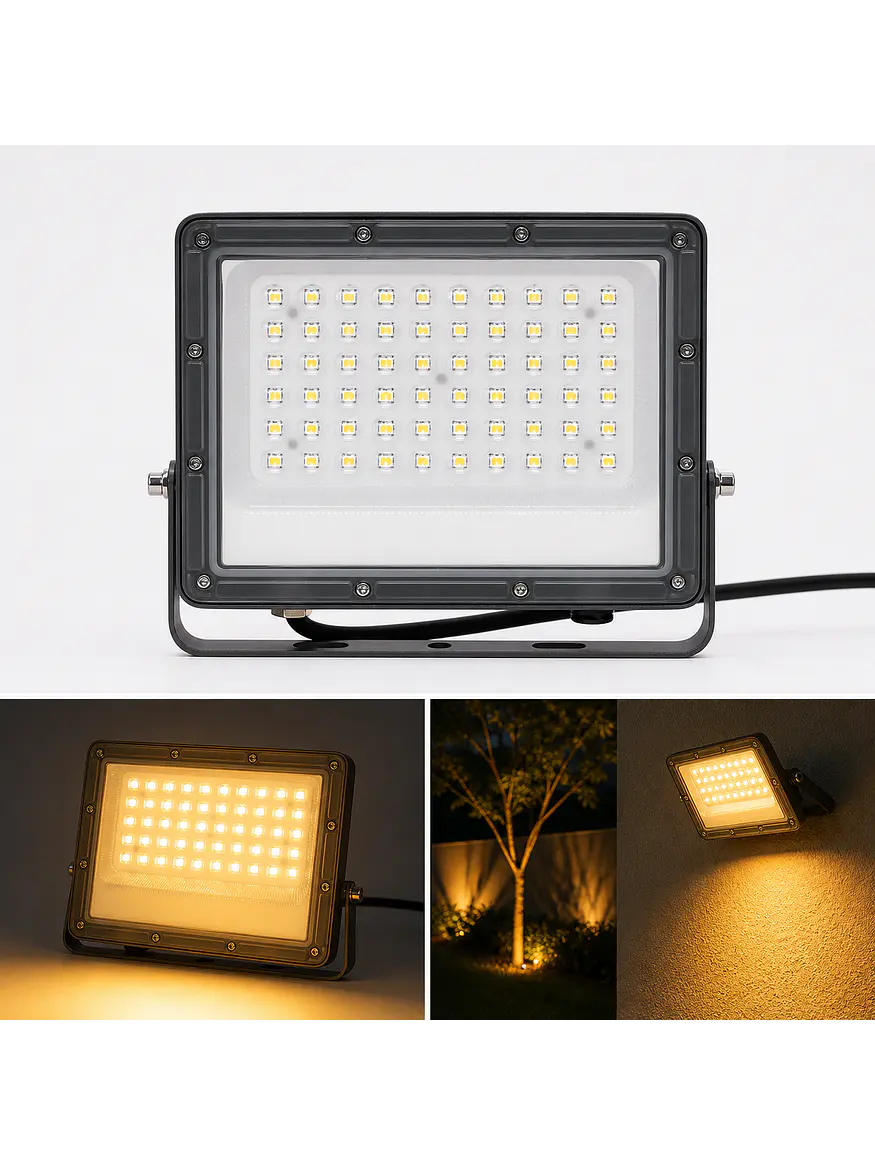 Proyector LED 50W 2700K DS1 IP66 Gris Oscuro 1