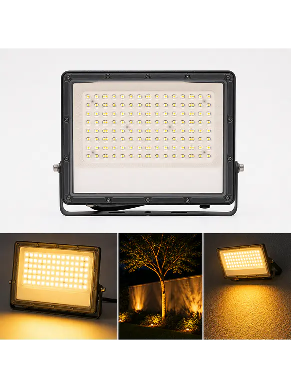 Proyector LED 100W 2700K DS1 IP66 Gris Oscuro 1