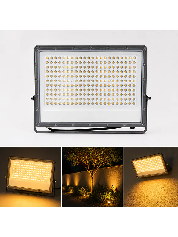 Proyector LED 200W 2700K DS1 IP66 Gris Oscuro 1
