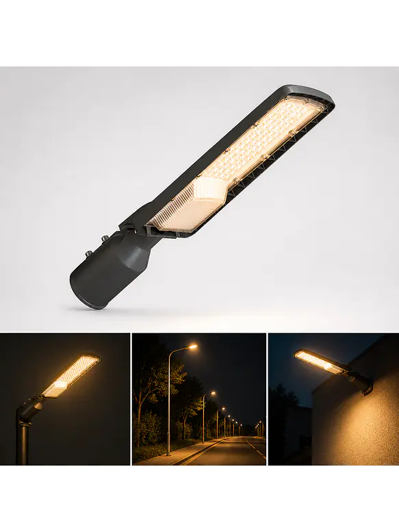 Luminaria Pública LED 50W 2700K DS1 IP65 Gris Oscuro 1
