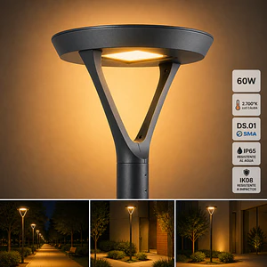 Luminaria Pagoda LED 60W 2700K DS1 IP66