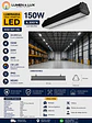 Luminaria Lineal Hermética LED High Bay 150W Luz Neutra 4300K IP65 - Miniatura 2