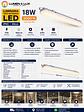Luminaria Estanco LED 18W Luz Cálida 3000K IP65 60cm - Miniatura 2