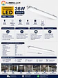 Equipo Estanco LED 36W Luz Fria 6500K IP65 120cm - Miniatura 2