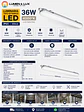 Equipo Estanco LED 36W Luz Neutra 4000K IP65 120cm - Miniatura 2