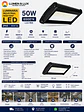 Luminaria Industrial High Bay 50W Luz Fria 6500K IP65 - Miniatura 2
