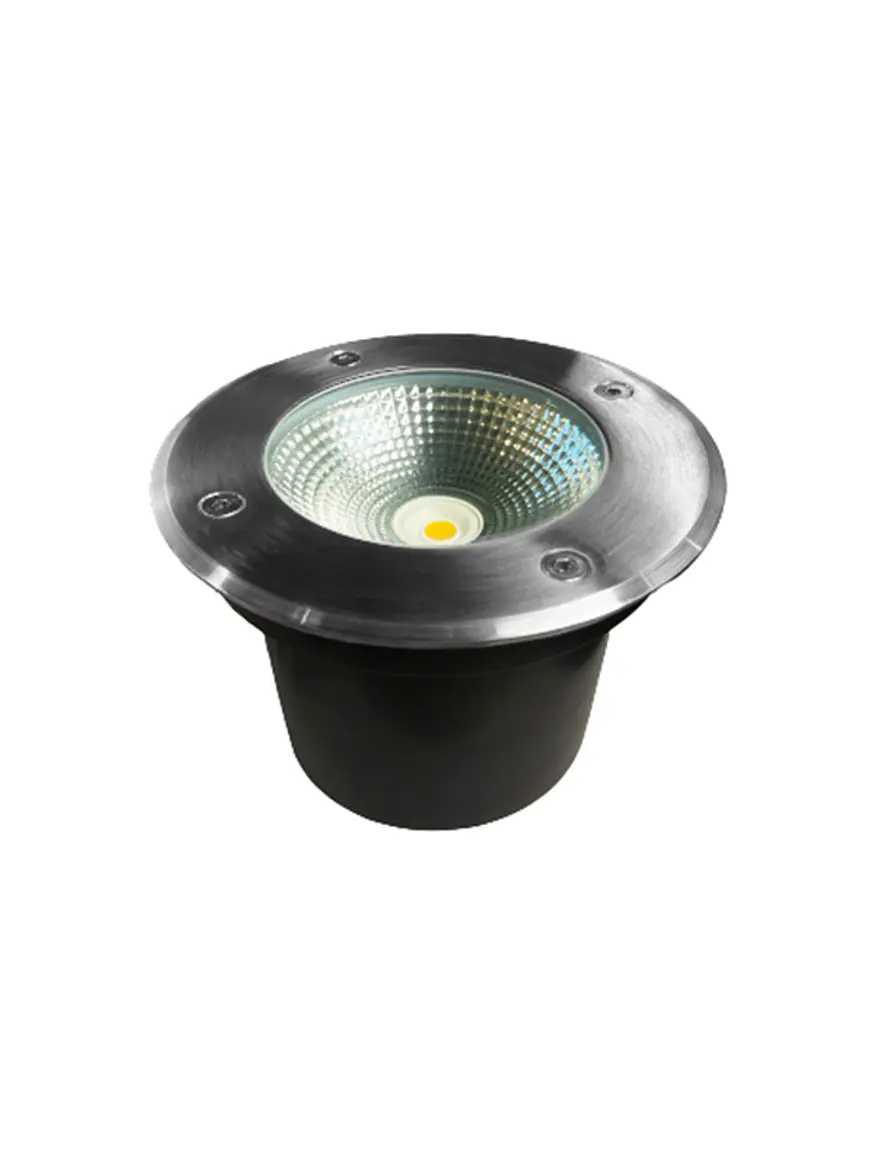 Foco Embutido Piso LED COB 10W 3000K IP67 1