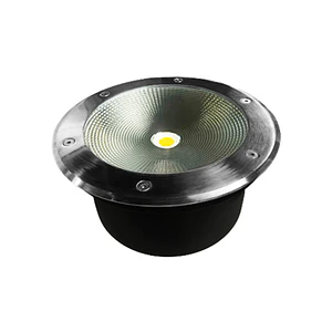 Foco Embutido Piso LED COB 30W Luz Cálida 3000K IP67