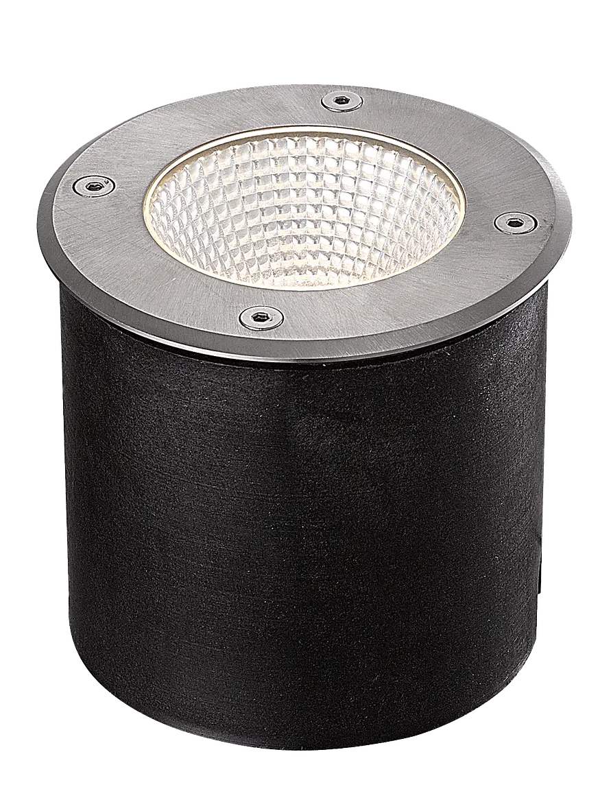 Foco Embutido Piso LED 7W Luz Neutra IP67 Acero Inoxidable ROBLAN 1