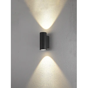 Aplique LED Exterior Bifocal 24.7W Luz Cálida IP65 Gris Oscuro ROBLAN GACR