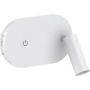 Aplique Luz de Lectura Orientable USB A+C 3W Luz Cálida Blanco ROBLAN MAGZ