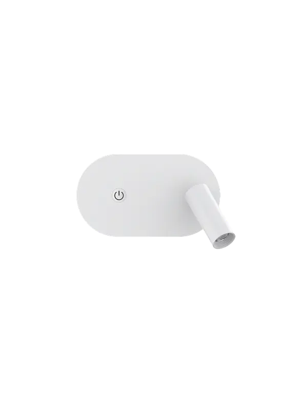 Aplique Luz de Lectura Orientable USB A+C 3W Luz Cálida Blanco ROBLAN MAGZ 3