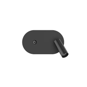 Aplique Luz de Lectura Orientable USB A+C 3W Luz Cálida Negro ROBLAN MAGZ