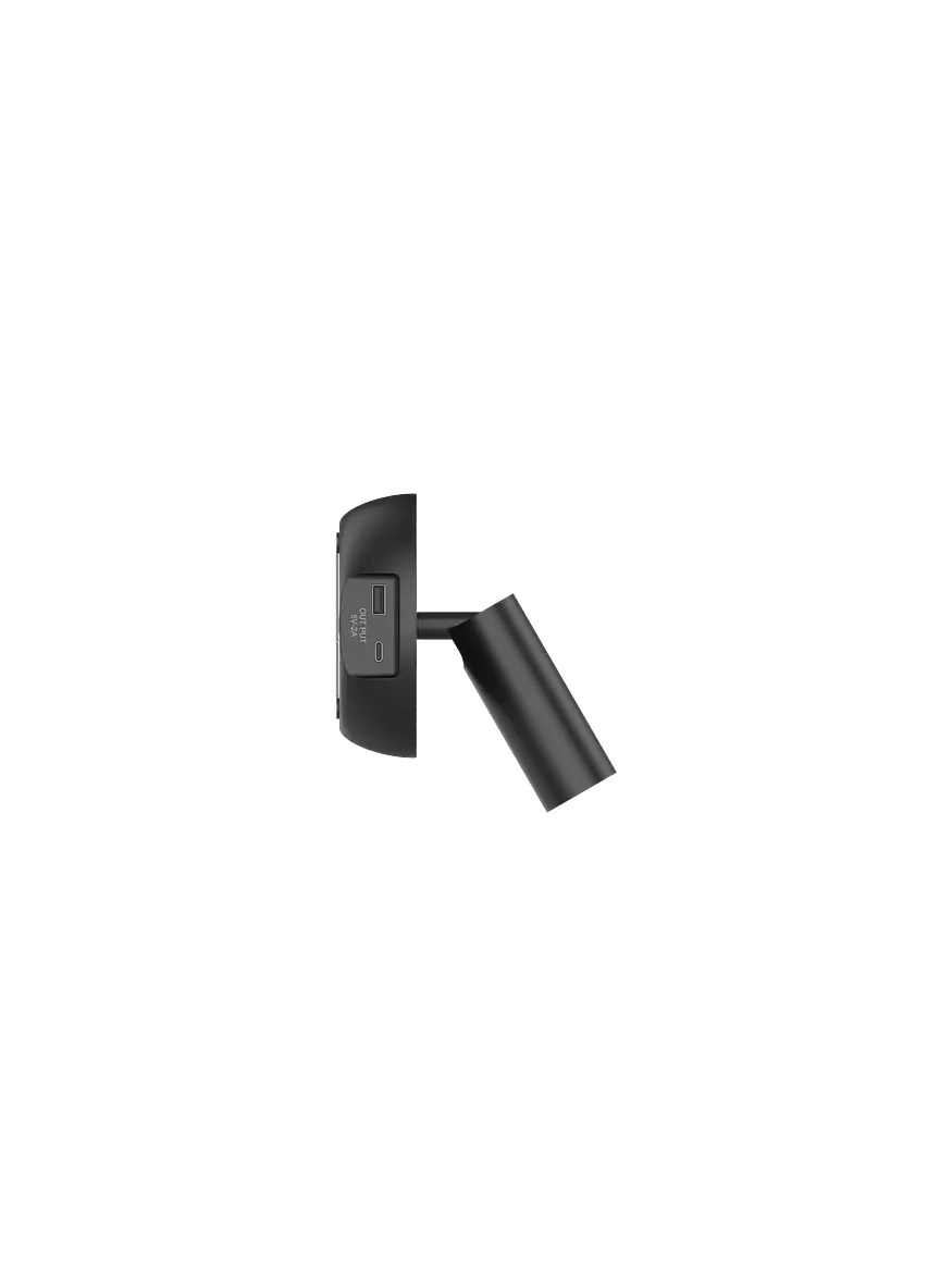Aplique Luz de Lectura Orientable USB A+C 3W Luz Cálida Negro ROBLAN MAGZ 3