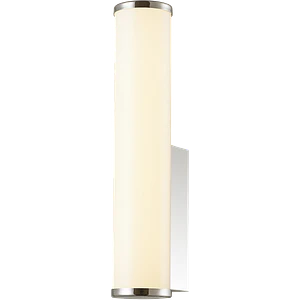 Aplique Baño LED Tubular CCT 7W Luz Cálida / Luz Neutra IP44 Cromo ROBLAN MINT