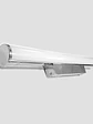 Aplique Baño LED Tubular CCT 7W Luz Cálida / Luz Neutra IP44 Cromo ROBLAN MINT - Miniatura 4