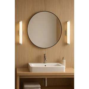 Aplique Baño LED Tubular CCT 7W Luz Cálida / Luz Neutra IP44 Cromo ROBLAN MINT