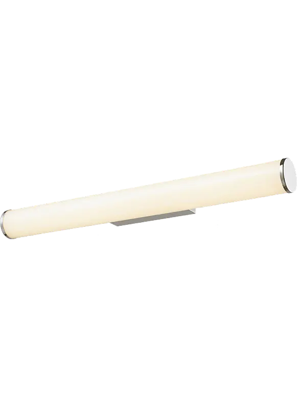 Aplique Baño LED Tubular CCT 22W Luz Cálida / Luz Neutra IP44 Cromo ROBLAN MINT 1