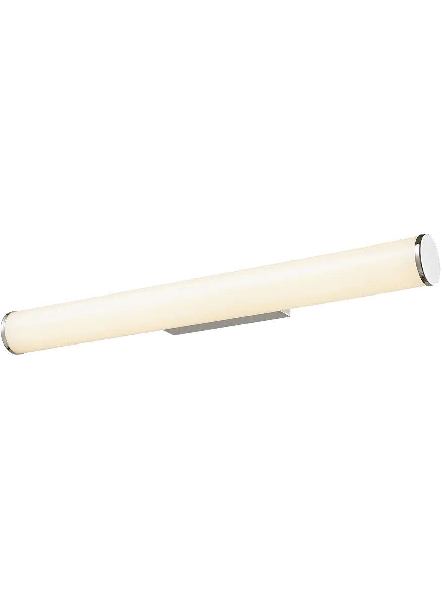 Aplique Baño LED Tubular CCT 22W Luz Cálida / Luz Neutra IP44 Cromo ROBLAN MINT 1