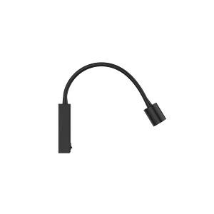 Aplique Luz de Lectura Orientable 3W Luz Cálida Negro ROBLAN SKRYPT