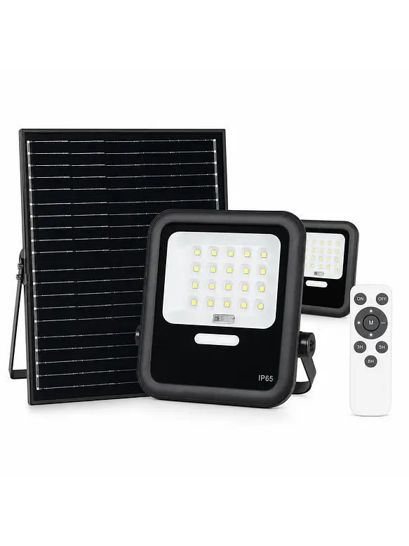 Proyector Solar LED SOL Light 60W Luz Fría IP65 Control Remoto 5