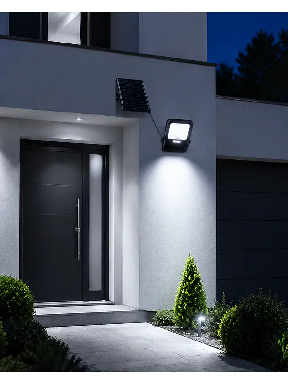 Proyector Solar LED SOL Light 150W Luz Fría IP65 Control Remoto 2