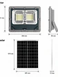 Proyector Solar LED ALTA POTENCIA 500W Luz Fría IP65 Cable 4 Metros - Miniatura 3