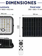 Proyector Solar LED SenseLight 100W Luz Fría IP65 Control Remoto - Miniatura 3