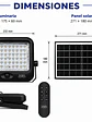 Proyector Solar LED SenseLight Plus 150W Luz Cálida / Luz Neutra / Luz Fría IP65 - Miniatura 3